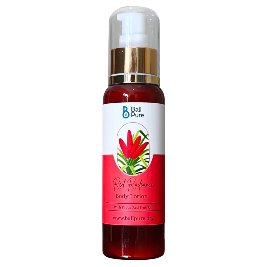 Bali Pure Red Radiance Body Lotion bottle