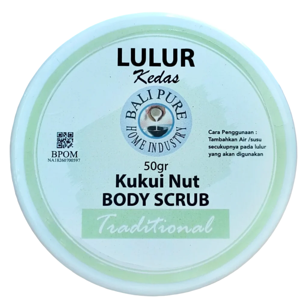 Bali Pure Kukui Nut Body Scrub 50g dose