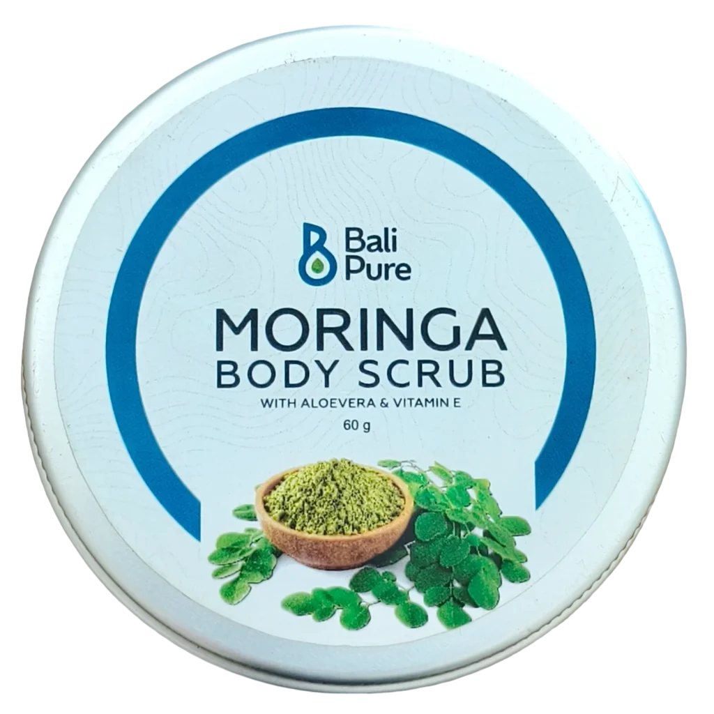 Bali Pure Moringa Body Scrub with Aloe Vera & Vitamin E 60g dose