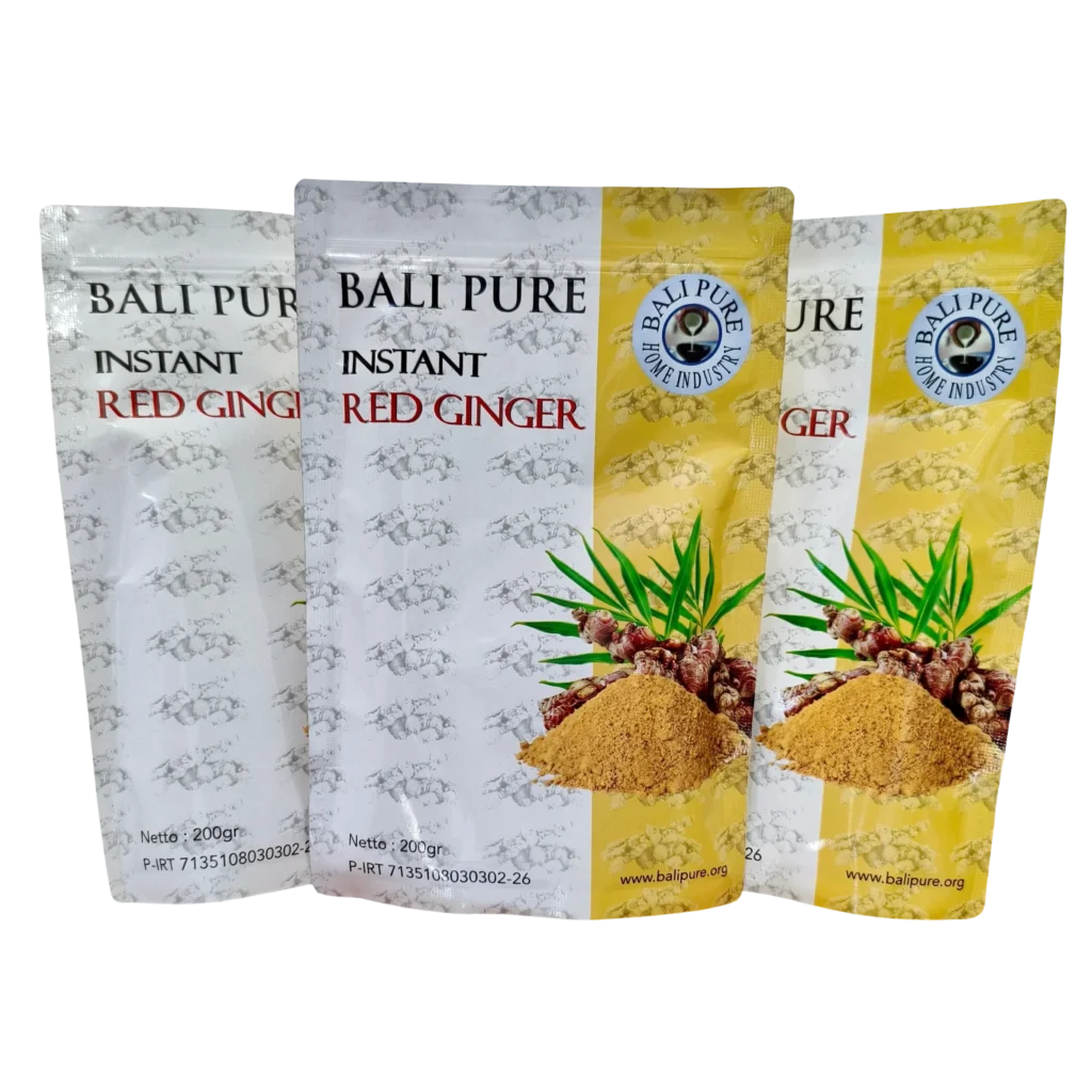 Three 200g packs of Bali Pure Instant Red Ginger