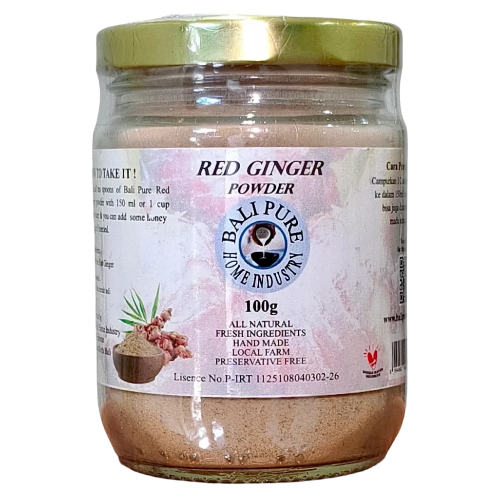 Bali Pure Red Ginger Powder 100g jar