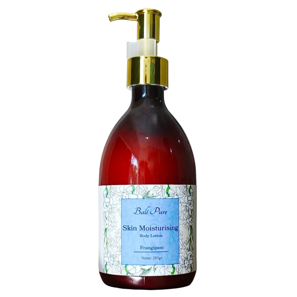Bali Pure Skin Moisturizing Body Lotion Frangipani 285g dispenser