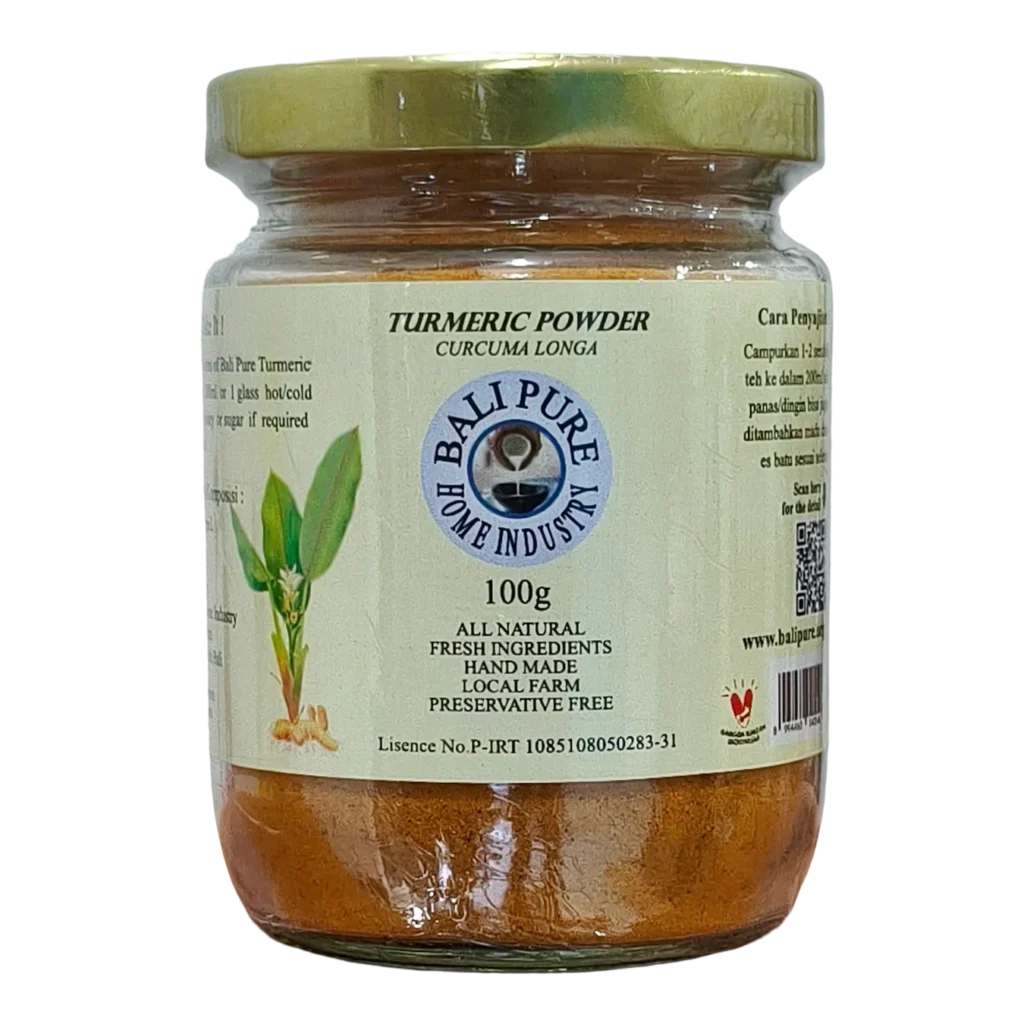 Bali Pure Turmeric Powder 100g jar