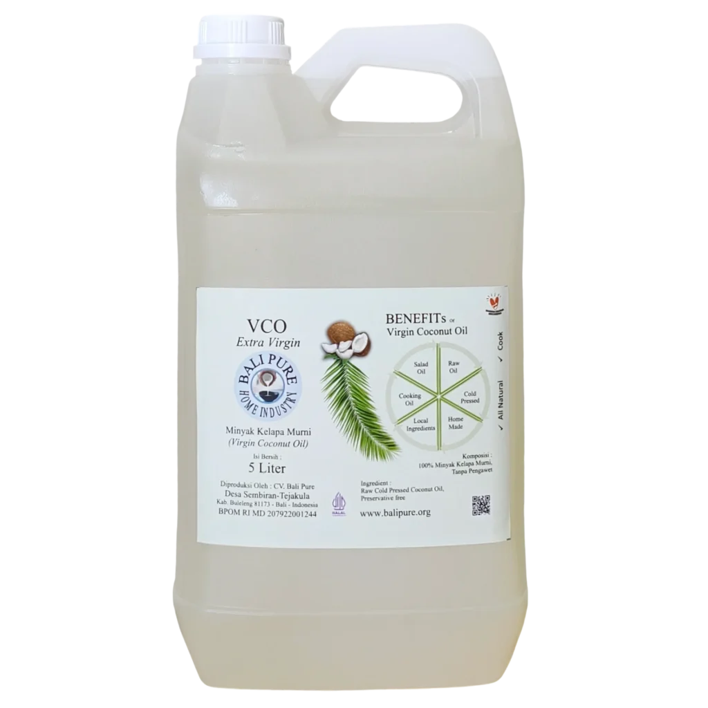 Bali Pure Virgin Coconut Oil 5l canister